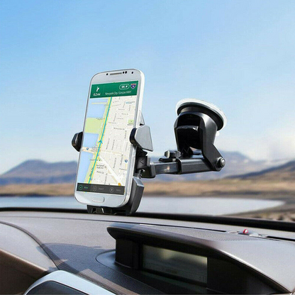 Rotatable In Car Suction Phone Holder Dashboard Windscreen Universal Mount